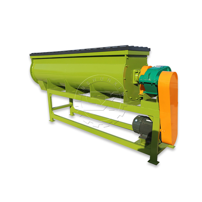China supplier poultry manure bio fertilizer horizontal mixer machine for sale