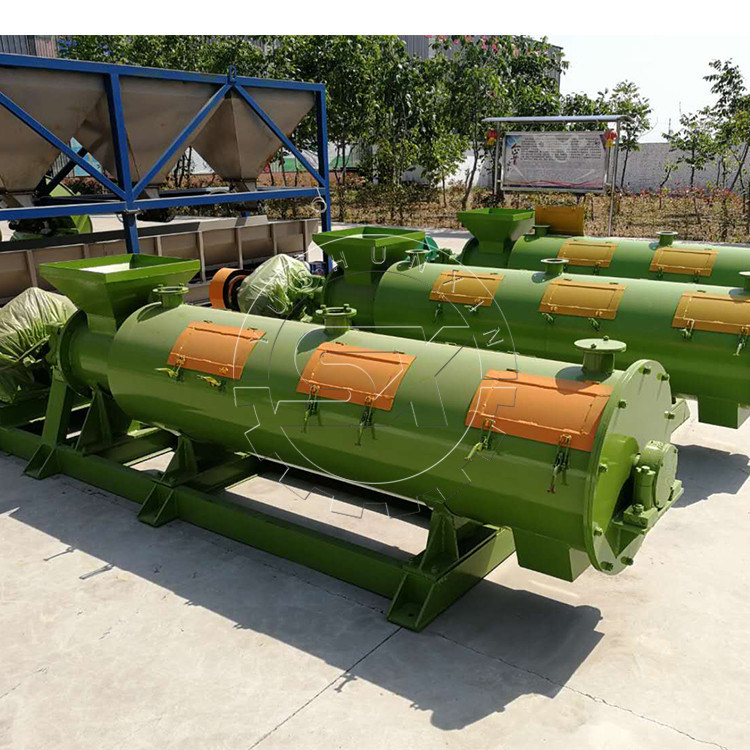 1-2t/h new type rape cake organic fertilizer mixing pelletizer