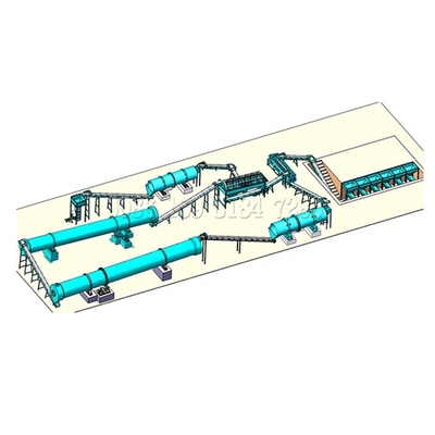 Granule fertilizer production line organic fertilizer granulation machine for pig sheep horse manure cow dung