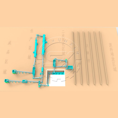 Granule fertilizer production line organic fertilizer granulation machine for pig sheep horse manure cow dung