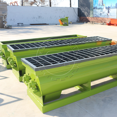 Double-shaft horizontal fertilizer mixer for sale