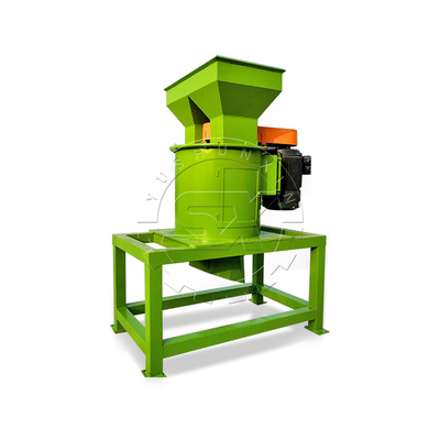 Cow dung manure crushing machine vertical disintegrator in organic fertilizer production line