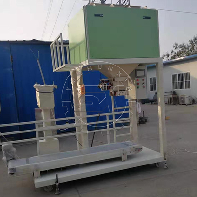 high speed automatic stainless steel 50kg feed bagging automatic pouch fertilizer packing scale machine