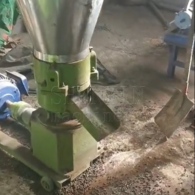 Animal feed flat die pellet machinery fertilizer pelletizer machine for sale