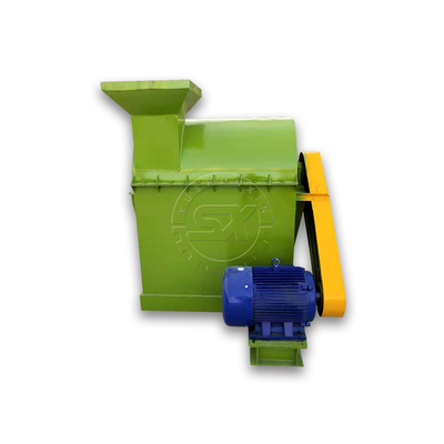 Agricultural waste crusher machine for organic fertilizer processing