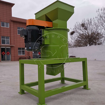 Cow dung manure crushing machine vertical disintegrator in organic fertilizer production line