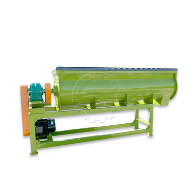 China supplier poultry manure bio fertilizer horizontal mixer machine for sale