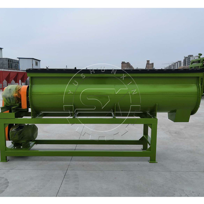 China supplier poultry manure bio fertilizer horizontal mixer machine for sale