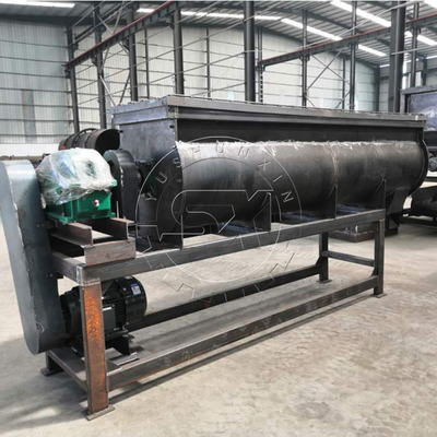China supplier poultry manure bio fertilizer horizontal mixer machine for sale