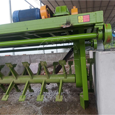Compost Turner or Compost Machine with in vessel composting method