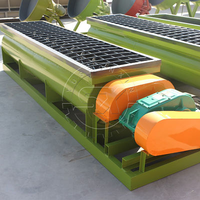 High Quality Continuous Double-shaft mixer for NPK fertilizer blending/batching