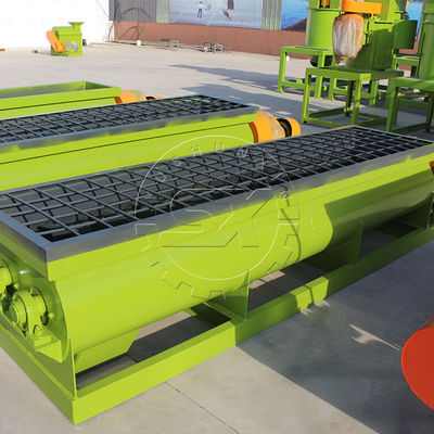 High Quality Continuous Double-shaft mixer for NPK fertilizer blending/batching