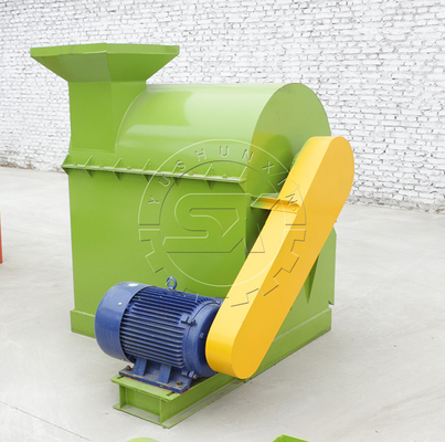 Agricultural waste crusher machine for organic fertilizer processing