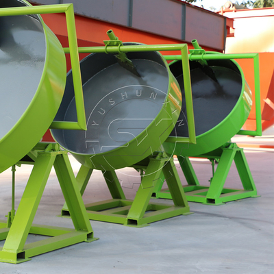 Calcium ammonium nitrate fertilizer pan granulator MAP fertilizer disc granulate making machine