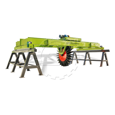 Farm use organic fertilizer compost machine for sale/ wheel type compost turner