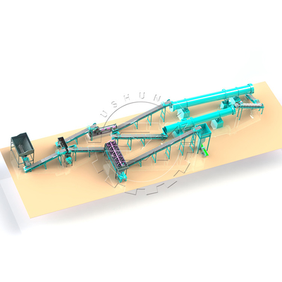 Fertilizer machine organic fertilizer plant Humic acid Organic Fertilizer Production Line used in farming industries