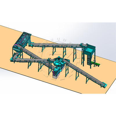Shunxin ammonium sulphate and mono ammonium phosphate chemical fertilizer granulating production line machinery