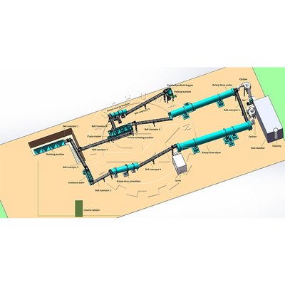 Shunxin ammonium sulphate and mono ammonium phosphate chemical fertilizer granulating production line machinery
