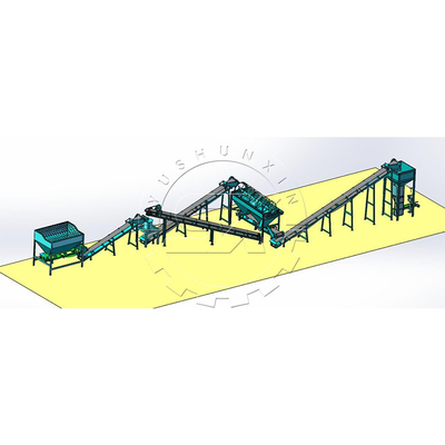 1 Ton per hour cow dung / goat manure / animal waste organic granule fertilizer making machine