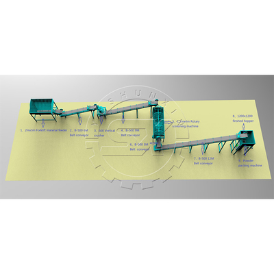 Machinery for Granulating Production Line of Chicken Manure Organic Fertilizer
