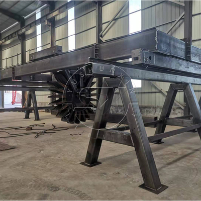 Farm use organic fertilizer compost machine for sale/ wheel type compost turner