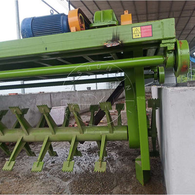 Pig Dung Compost Turning Machine Cow Manure Compost Equipment