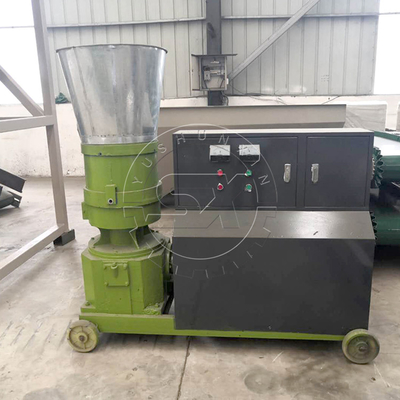 1-2t/h flat die corn cob organic fertilizer manufacturing plant